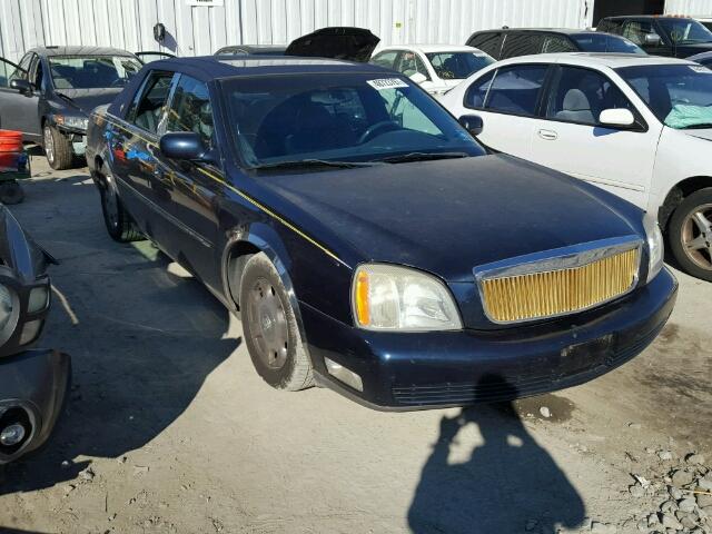 1G6KD54Y14U227869 - 2004 CADILLAC DEVILLE BLUE photo 1