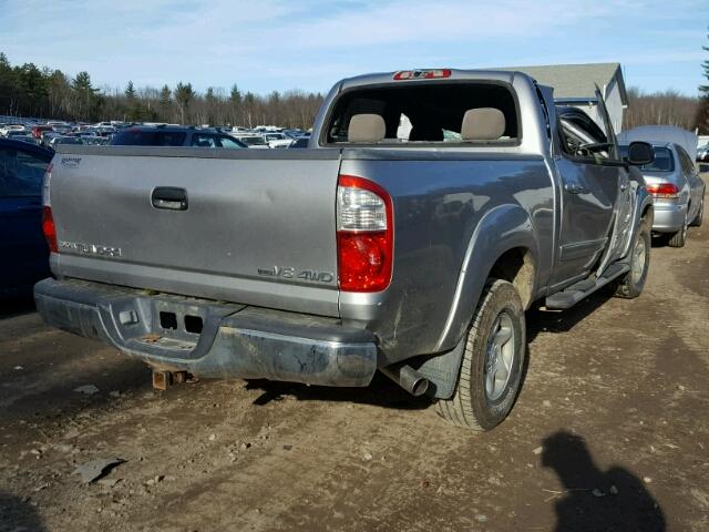 5TBDT44154S457594 - 2004 TOYOTA TUNDRA DOU SILVER photo 4