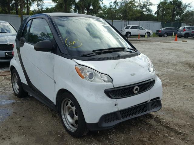 WMEEJ3BA3EK769387 - 2014 SMART FORTWO PUR WHITE photo 1