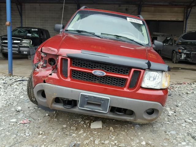 1FMZU77E13UC13988 - 2003 FORD EXPLORER S RED photo 9