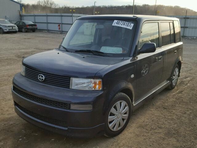 JTLKT324350190390 - 2005 TOYOTA SCION XB BLACK photo 2