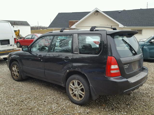 JF1SG69604G766022 - 2004 SUBARU FORESTER 2 BLACK photo 3