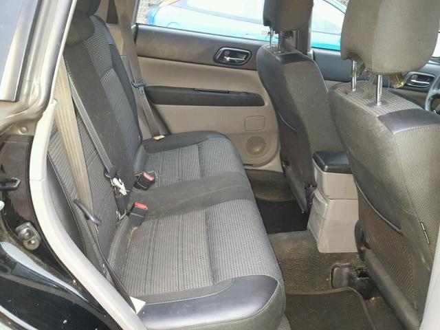 JF1SG69604G766022 - 2004 SUBARU FORESTER 2 BLACK photo 6