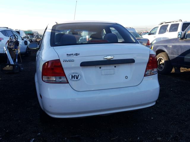 KL1TD52614B167971 - 2004 CHEVROLET AVEO WHITE photo 10