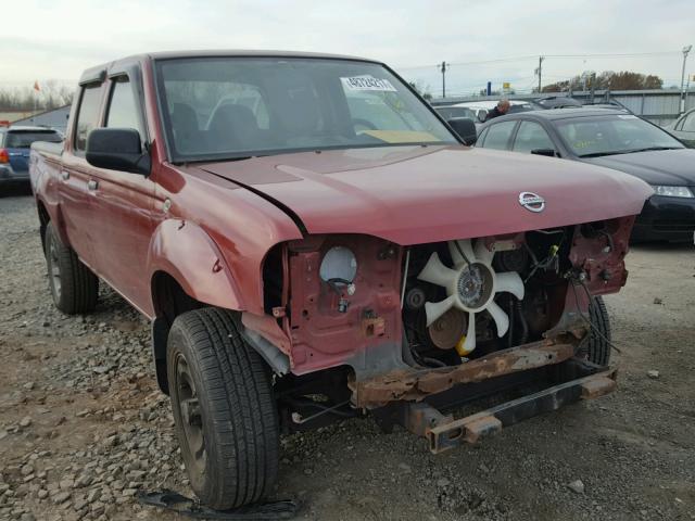 1N6ED27Y04C413569 - 2004 NISSAN FRONTIER C BURGUNDY photo 1