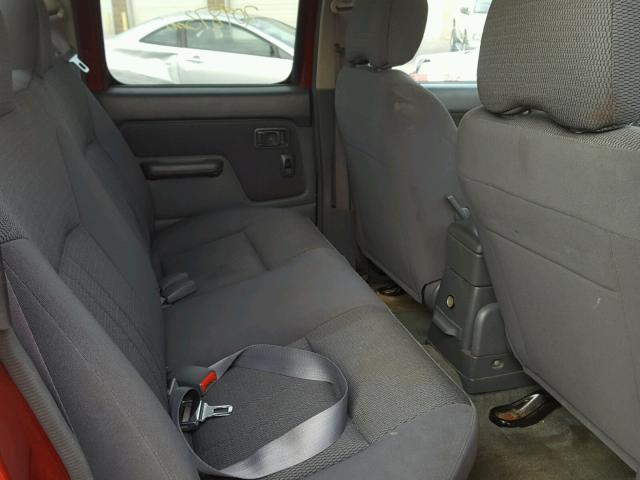 1N6ED27Y04C413569 - 2004 NISSAN FRONTIER C BURGUNDY photo 6