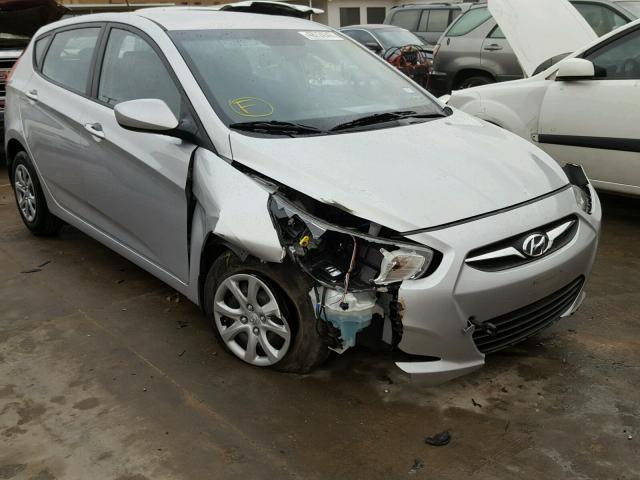 KMHCT5AE6EU187834 - 2014 HYUNDAI ACCENT GLS SILVER photo 1