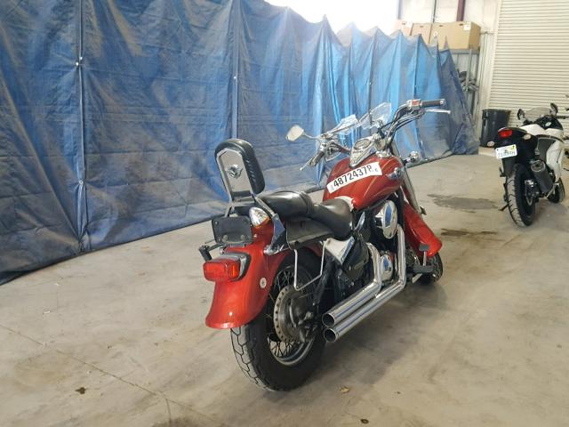 JKBVNCB105B526841 - 2005 KAWASAKI VN800 B RED photo 4