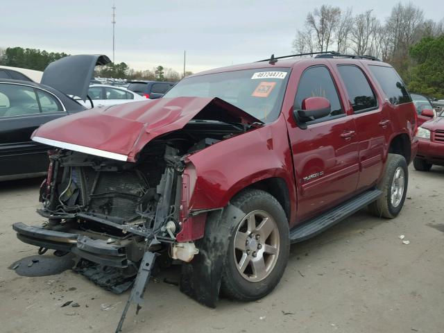 1GKEC33369R275471 - 2009 GMC YUKON SLT RED photo 2