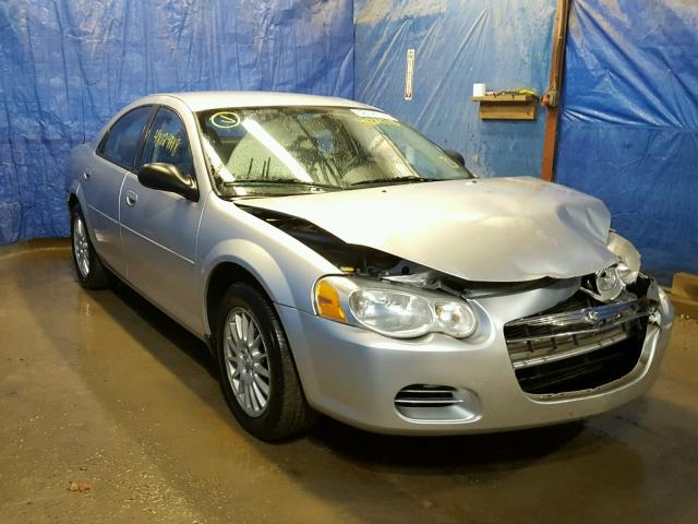 1C3EL46X94N237138 - 2004 CHRYSLER SEBRING LX SILVER photo 1