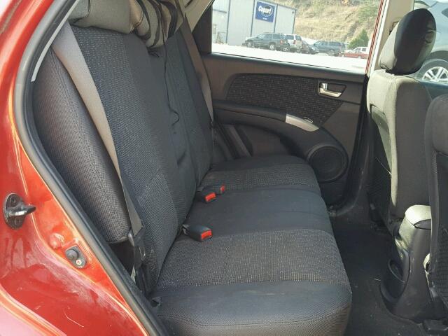 KNDJE723987475624 - 2008 KIA SPORTAGE E RED photo 6