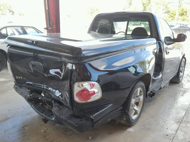 2FTZF07351CA70870 - 2001 FORD F150 SVT L BLACK photo 4