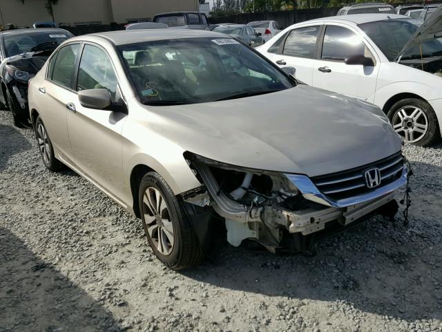 1HGCR2F30FA183582 - 2015 HONDA ACCORD LX BEIGE photo 1