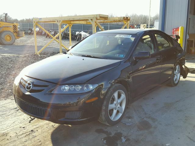 1YVHP80C485M45731 - 2008 MAZDA 6 I BLACK photo 2