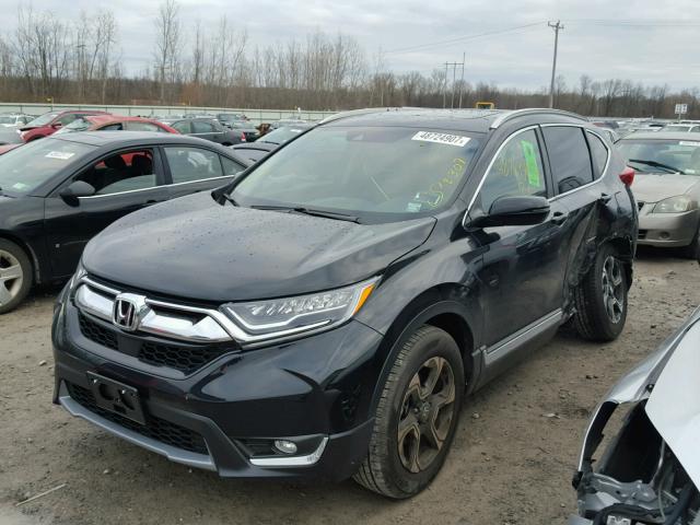 5J6RW2H94HL060789 - 2017 HONDA CR-V TOURI BLACK photo 2