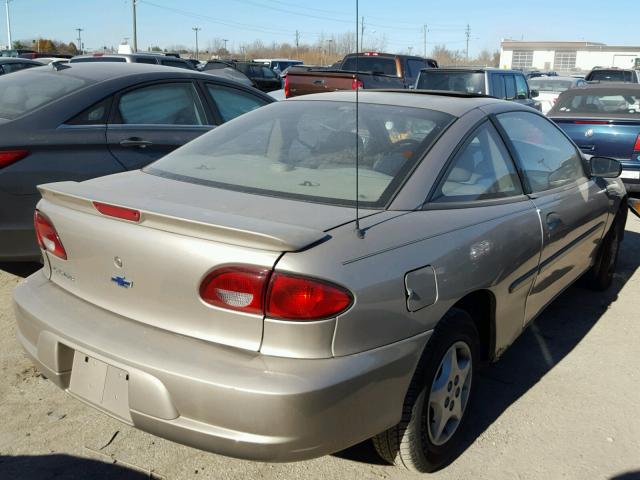 1G1JC1240Y7169870 - 2000 CHEVROLET CAVALIER TAN photo 4