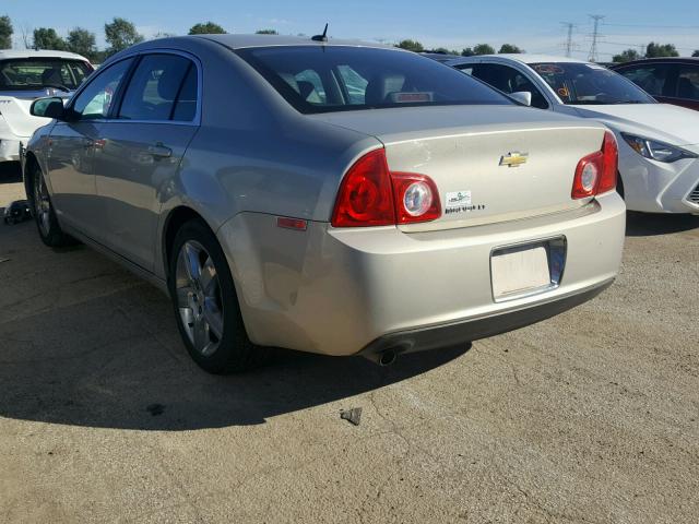 1G1ZD5E18BF387805 - 2011 CHEVROLET MALIBU 2LT GOLD photo 3