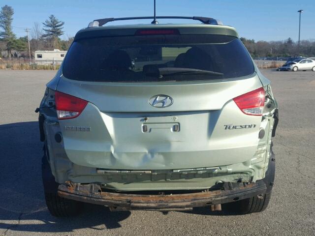 KM8JU3AC2CU375075 - 2012 HYUNDAI TUCSON GLS GREEN photo 9