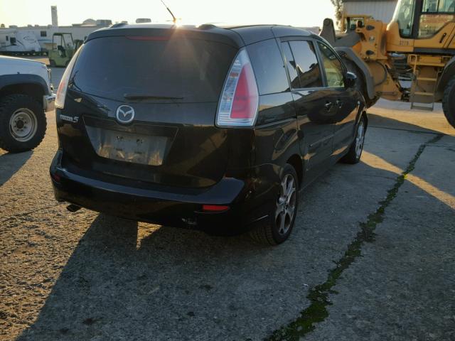 JM1CR29L190347247 - 2009 MAZDA 5 BLACK photo 4