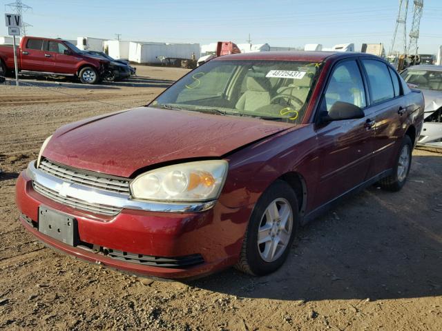 1G1ZT54865F110916 - 2005 CHEVROLET MALIBU LS 栗色 照片 2
