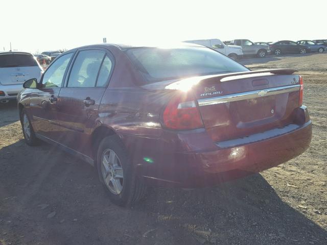 1G1ZT54865F110916 - 2005 CHEVROLET MALIBU LS 栗色 照片 3