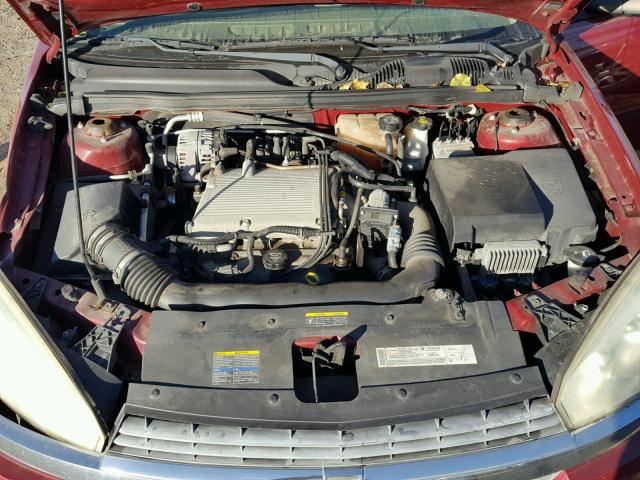 1G1ZT54865F110916 - 2005 CHEVROLET MALIBU LS MAROON photo 7