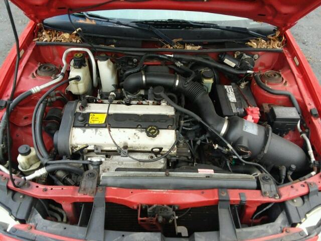 3FAFP1139WR154662 - 1998 FORD ESCORT ZX2 RED photo 7