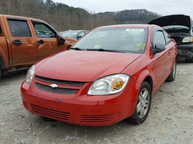 1G1AL12F157578425 - 2005 CHEVROLET COBALT LS RED photo 2