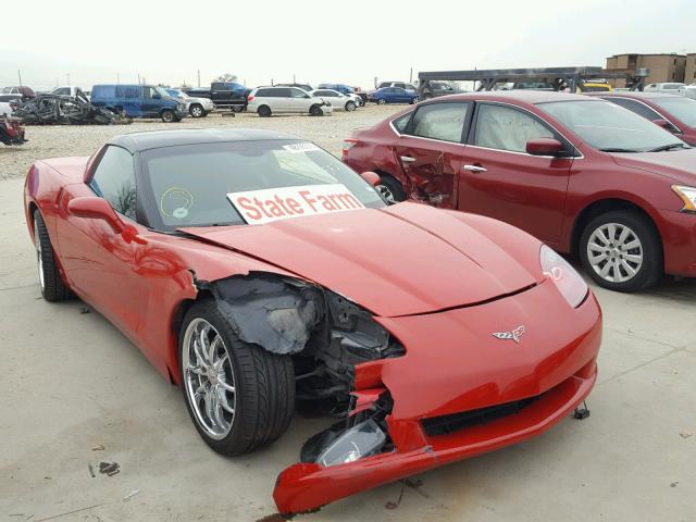 1G1YY25U965126977 - 2006 CHEVROLET CORVETTE RED photo 1