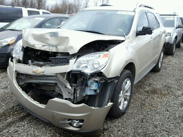 2GNALPEK0D1230296 - 2013 CHEVROLET EQUINOX LT GOLD photo 2