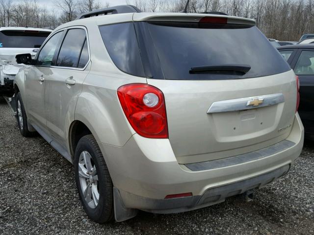 2GNALPEK0D1230296 - 2013 CHEVROLET EQUINOX LT GOLD photo 3