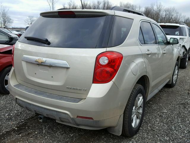 2GNALPEK0D1230296 - 2013 CHEVROLET EQUINOX LT GOLD photo 4