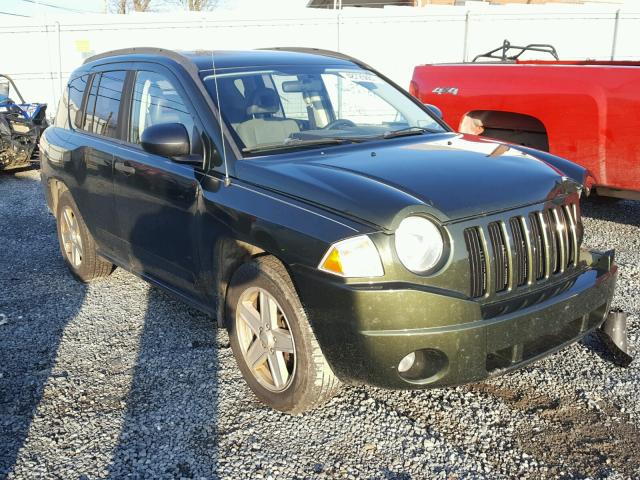 1J8FF47W07D177282 - 2007 JEEP COMPASS GREEN photo 1