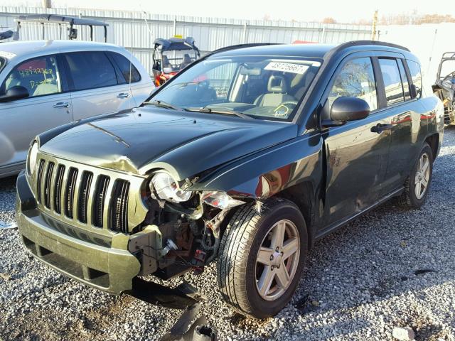 1J8FF47W07D177282 - 2007 JEEP COMPASS GREEN photo 2