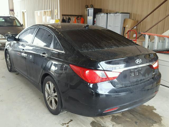 5NPEC4AC5BH098073 - 2011 HYUNDAI SONATA SE BLACK photo 3