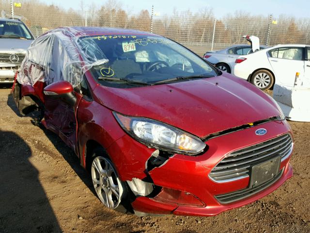 3FADP4EJ8GM157391 - 2016 FORD FIESTA SE RED photo 1