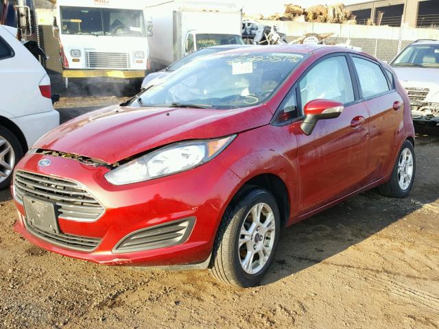 3FADP4EJ8GM157391 - 2016 FORD FIESTA SE RED photo 2