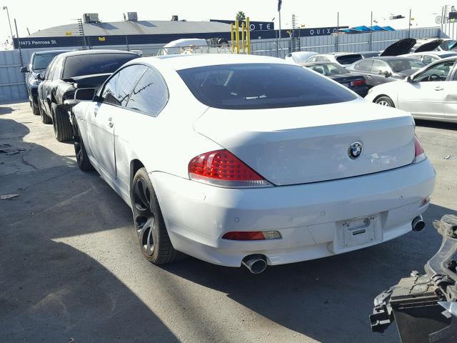 WBAEH73424B189926 - 2004 BMW 645 CI AUT WHITE photo 3