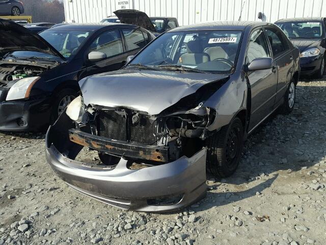 2T1BR32E64C244479 - 2004 TOYOTA COROLLA CE GRAY photo 2