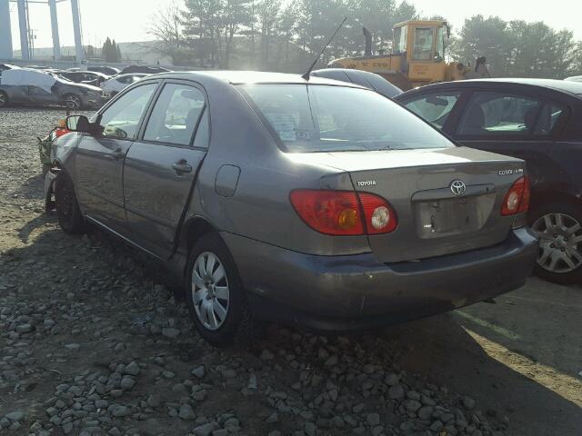 2T1BR32E64C244479 - 2004 TOYOTA COROLLA CE GRAY photo 3