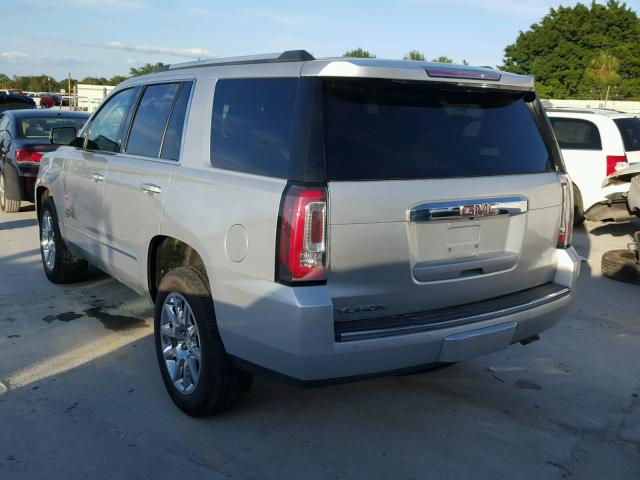 1GKS1CKJ6FR133710 - 2015 GMC YUKON DENA SILVER photo 3