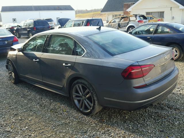 1VWDT7A30HC044212 - 2017 VOLKSWAGEN PASSAT R-L GRAY photo 3