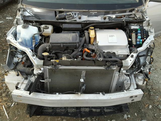 JTDKB20U087798181 - 2008 TOYOTA PRIUS SILVER photo 7