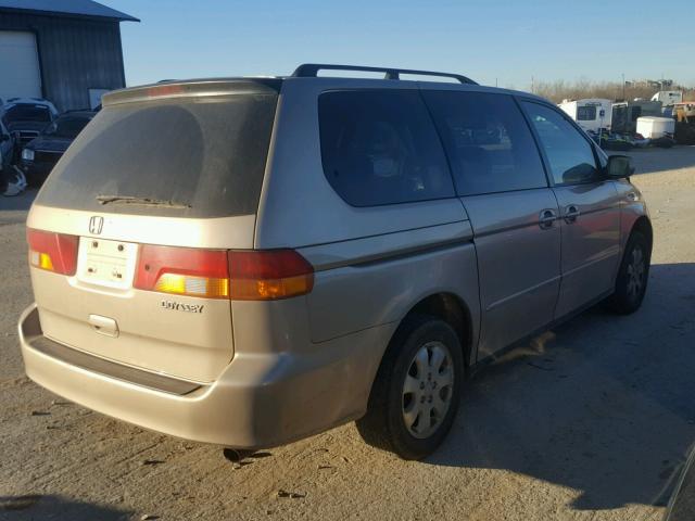 2HKRL18672H504886 - 2002 HONDA ODYSSEY EX TAN photo 4