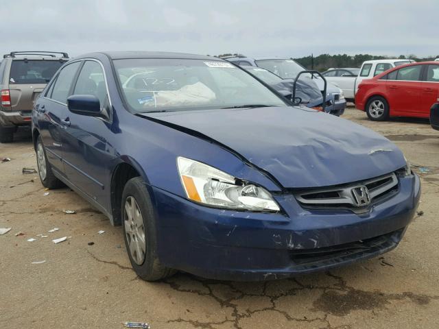 1HGCM563X3A121568 - 2003 HONDA ACCORD LX BLUE photo 1