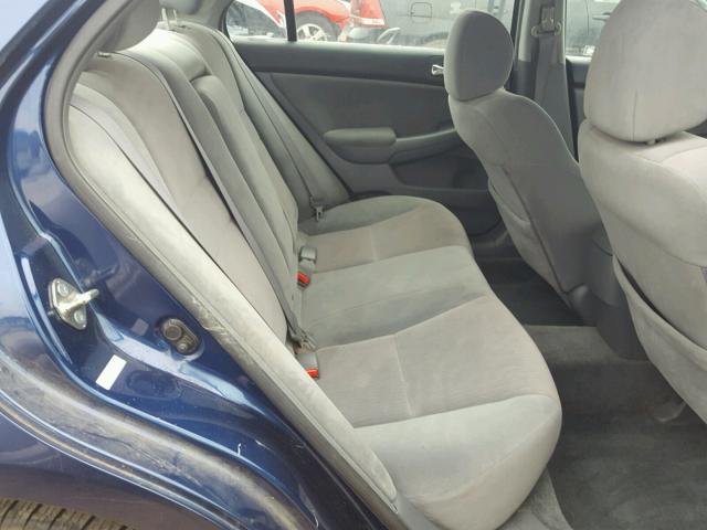 1HGCM563X3A121568 - 2003 HONDA ACCORD LX BLUE photo 6