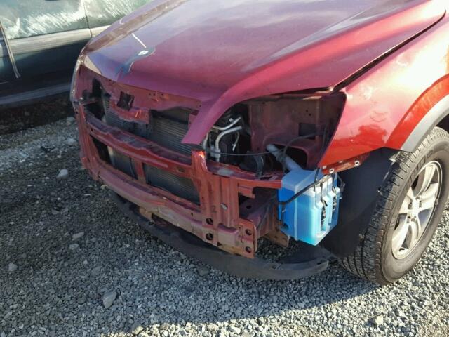 3GSCL33P88S724896 - 2008 SATURN VUE XE RED photo 10