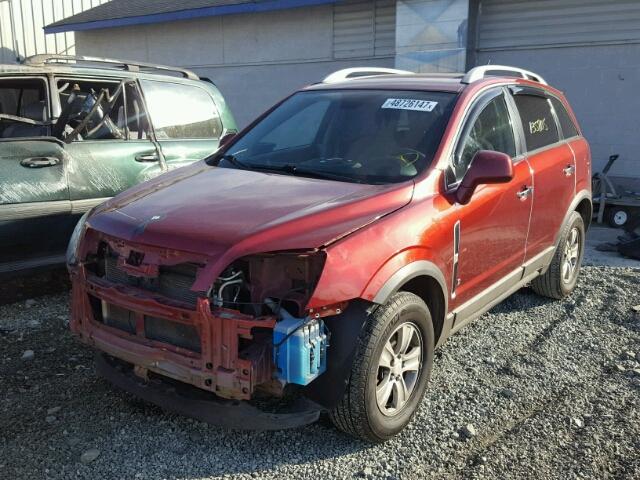 3GSCL33P88S724896 - 2008 SATURN VUE XE RED photo 2