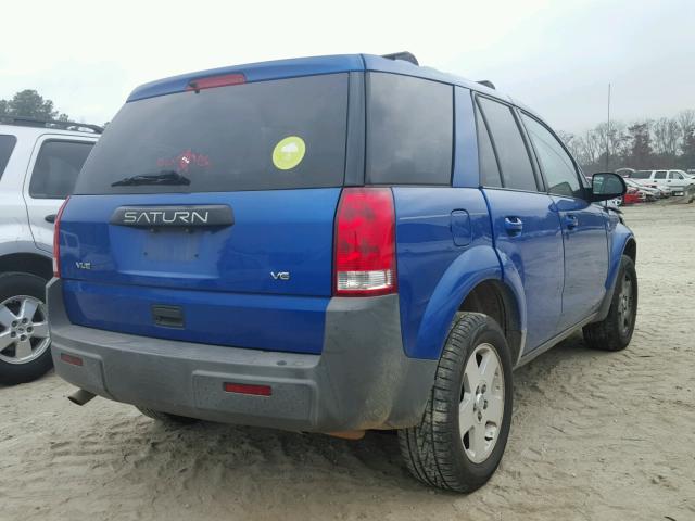 5GZCZ53444S830987 - 2004 SATURN VUE BLUE photo 4