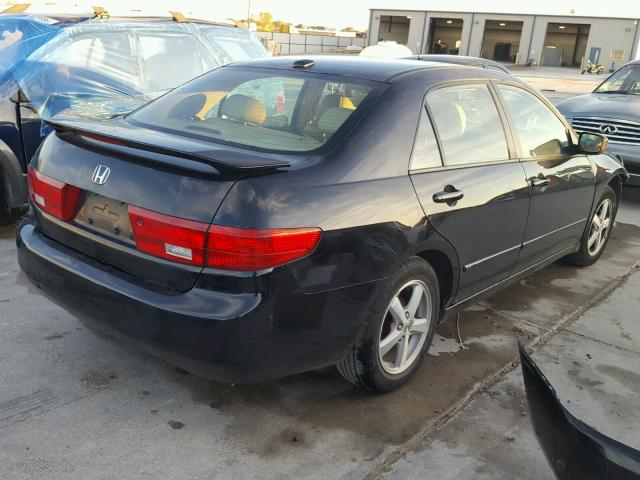 1HGCM56845A055775 - 2005 HONDA ACCORD EX BLACK photo 4